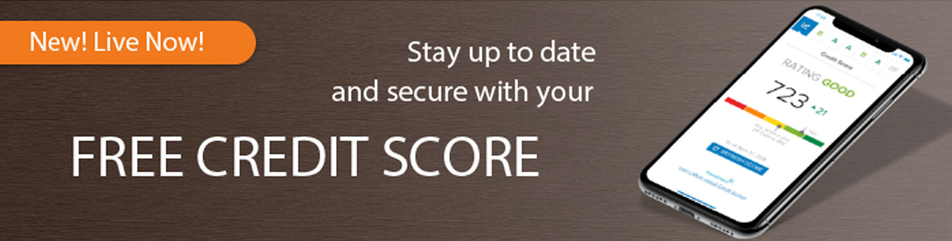 Stay up to date with your free credit score