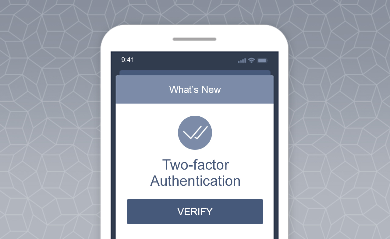 What's new, two-factor authentication